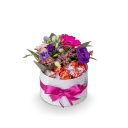 Květinový box s mléčnou čokoládou